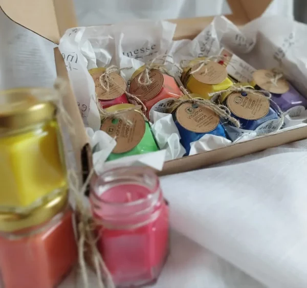 Chakra Candles In a Jar Set