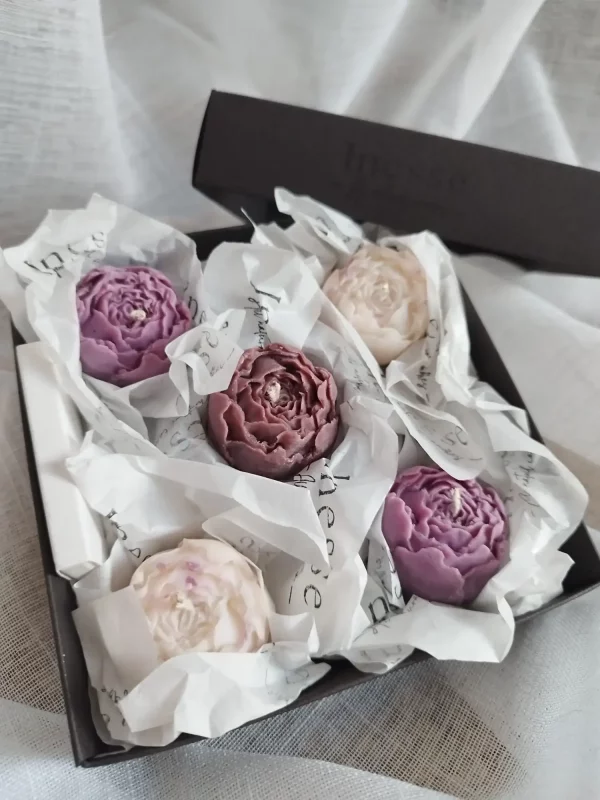 LITTLE PEONY Candle Set