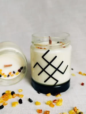 Soy wax candle